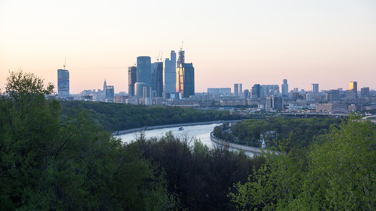 Moscow international business center, sparrow hills, moscow, russia