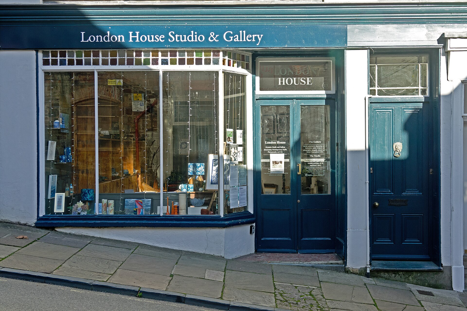 London House Studio ^ Gallery, 13 Market Place, Bideford - geograph.org.uk - 7924280