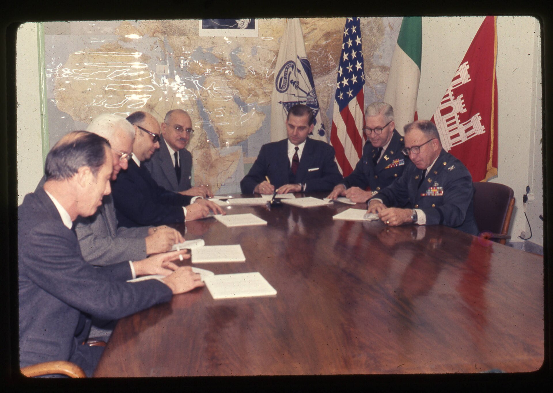 541 Cameron reviewing contract documents