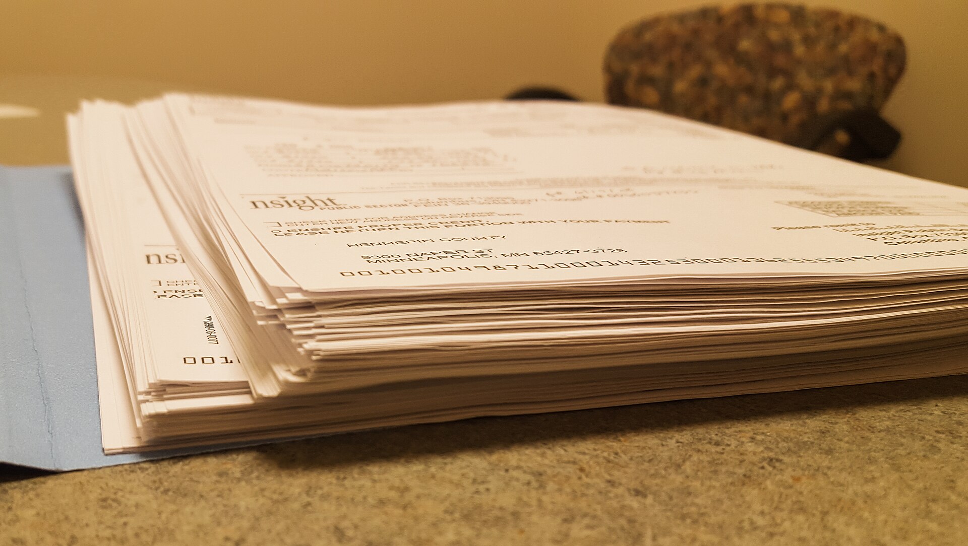 File Folder with Documents