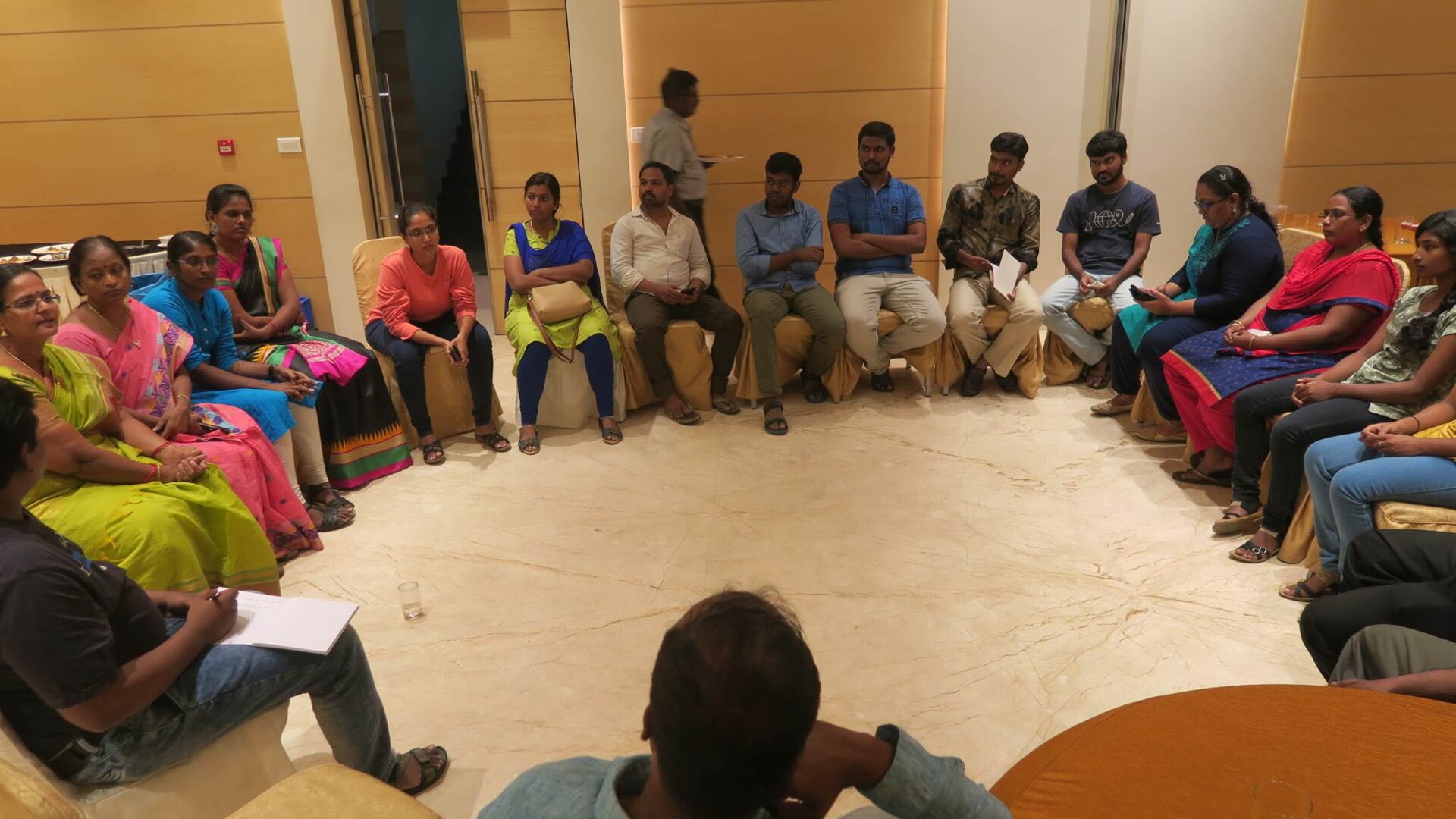 Group discussion at Tamil Wikisource Workshop 2019